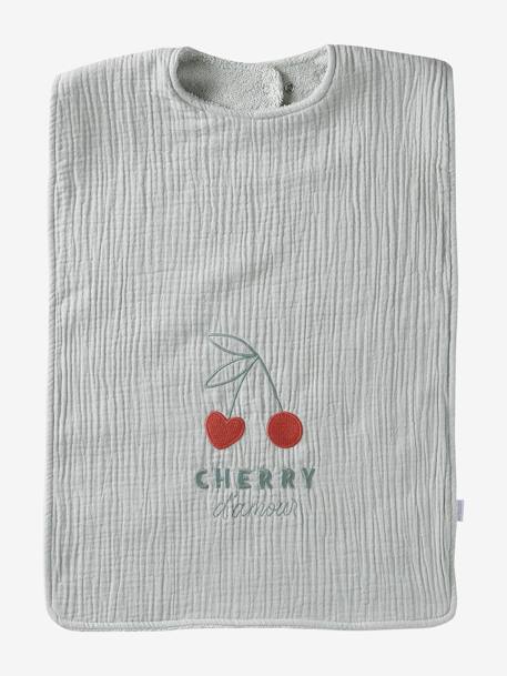 Lot de 2 bavoirs en gaze de coton CHERRY Cherry 3 - vertbaudet enfant 