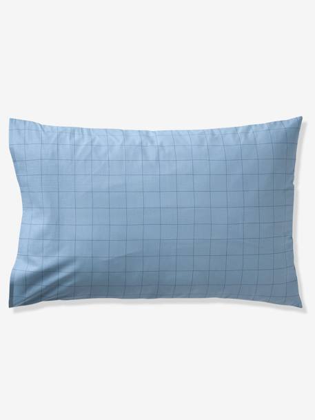 Parure housse de couette + taie d'oreiller enfant INTERGALACTIC, avec coton recyclé bleu imprimé 7 - vertbaudet enfant 