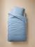 Parure housse de couette + taie d'oreiller enfant INTERGALACTIC, avec coton recyclé bleu imprimé 5 - vertbaudet enfant 