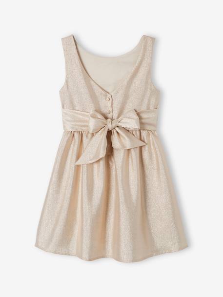 Robe de fête brillante fille or 3 - vertbaudet enfant 