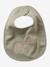Lot 7 bavoirs naissance en coton bio* Babylone+ficelle+Hérisson+rose pâle+Tanzanie+vert d'eau 3 - vertbaudet enfant 