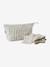 Trousse de toilette enfant en gaze de coton Babylone+bleu grisé+imprimé fleurs grenier+Lovely Leo 4 - vertbaudet enfant 