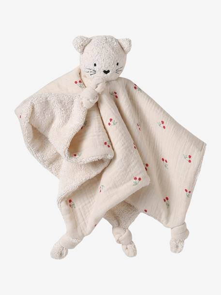 Coffret doudou personnalisable + anneaux de dentition + lange avec mallette CHERRY rouge 7 - vertbaudet enfant 