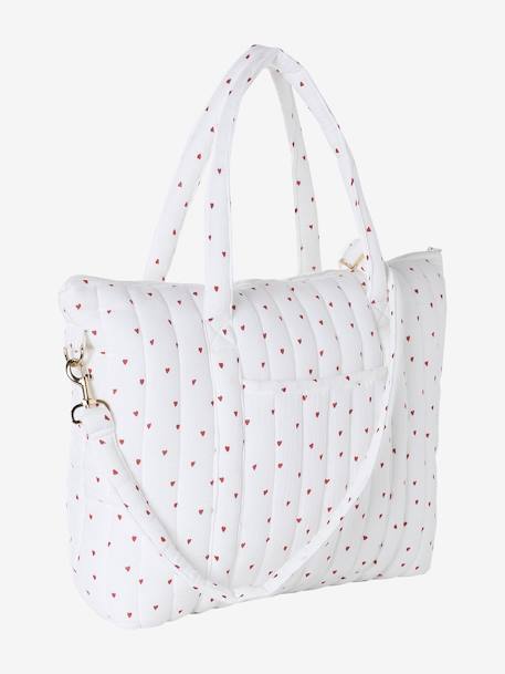 Sac à langer en gaze de coton Plume blanc imprimé+Hygge+ivoire imprimé+ivoire végétal+vanille 27 - vertbaudet enfant 