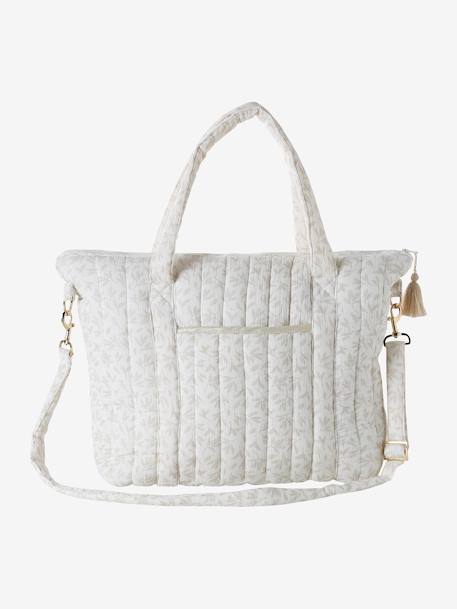 Sac à langer en gaze de coton Plume blanc imprimé+Hygge+ivoire imprimé+ivoire végétal+vanille 13 - vertbaudet enfant 