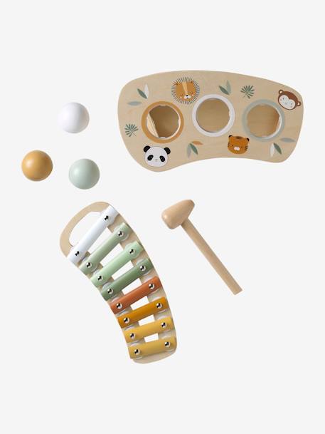 Tap tap xylophone 2 en 1 en bois FSC® tanzanie 3 - vertbaudet enfant 