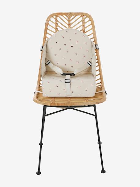Rehausseur de chaise beige imprimé+Cherry+dans les bois+green forest+gris+Minisaurus+Mon coeur+Oies+rayé blanc 8 - vertbaudet enfant 