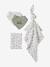 Coffret cadeau naissance 4 pièces : 2 bavoirs + 1 lange + 1 protège-carnet lot rose+multicolore 10 - vertbaudet enfant 
