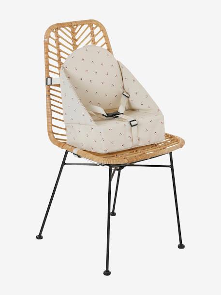 Rehausseur de chaise beige imprimé+Cherry+dans les bois+green forest+gris+Minisaurus+Mon coeur+Oies+rayé blanc 6 - vertbaudet enfant 