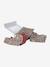 Coffret cadeau naissance 4 pièces : 2 bavoirs + 1 lange + 1 protège-carnet lot rose+multicolore 1 - vertbaudet enfant 