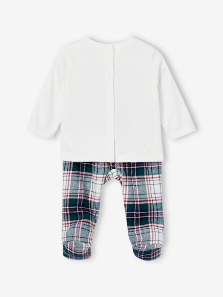 Pyjama Noël 2 pièces bébé ' Santa Club' Capsule famille écru 6 - vertbaudet enfant 