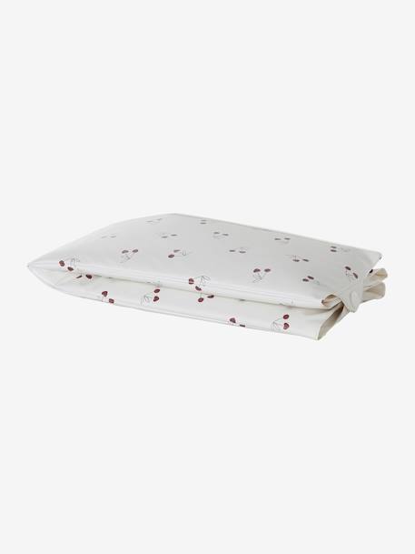 Tapis à langer de voyage LOVELY NATURE blanc imprimé+Cherry 10 - vertbaudet enfant 