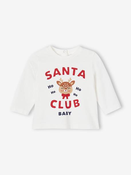 Pyjama Noël 2 pièces bébé ' Santa Club' Capsule famille écru 4 - vertbaudet enfant 