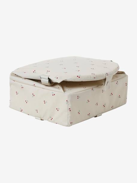 Rehausseur de chaise beige imprimé+Cherry+dans les bois+green forest+gris+Minisaurus+Mon coeur+Oies+rayé blanc 9 - vertbaudet enfant 
