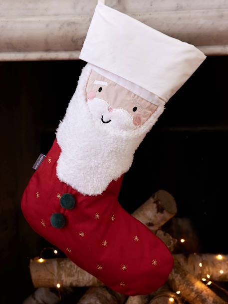 Chaussette Noël personnalisable Père Noël rouge 2 - vertbaudet enfant 