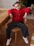Sweat fille Noël noeud en sequins anthracite+rouge 9 - vertbaudet enfant 