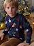 Pull Noël jacquard motifs ludiques garçon marine 1 - vertbaudet enfant 