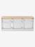 Meuble de rangement horizontal avec bac plastique blanc 4 - vertbaudet enfant 