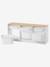 Meuble de rangement horizontal avec bac plastique blanc 3 - vertbaudet enfant 