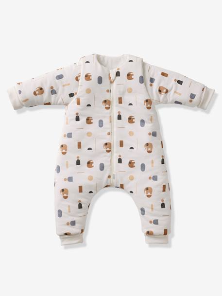 Combinaison PETIT ELEPHANT, manches longues amovibles blanc imprimé 2 - vertbaudet enfant 