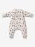 Combinaison PETIT ELEPHANT, manches longues amovibles blanc imprimé 1 - vertbaudet enfant 
