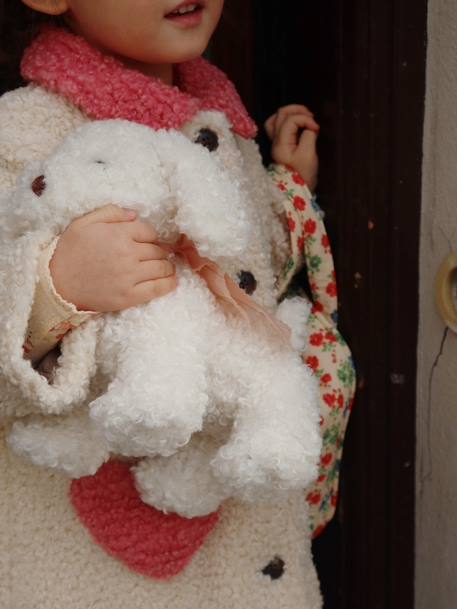 Peluche chien Yvette blanc 2 - vertbaudet enfant 