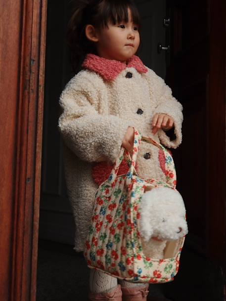 Peluche chien Yvette blanc 1 - vertbaudet enfant 