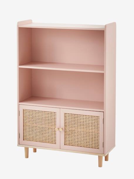 Bibliothèque cannage POÉSIE rose+vert 3 - vertbaudet enfant 