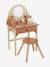 Coiffeuse + tabouret avec accessoires en bois FSC® caramel 1 - vertbaudet enfant 