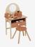 Coiffeuse + tabouret avec accessoires en bois FSC® caramel 2 - vertbaudet enfant 