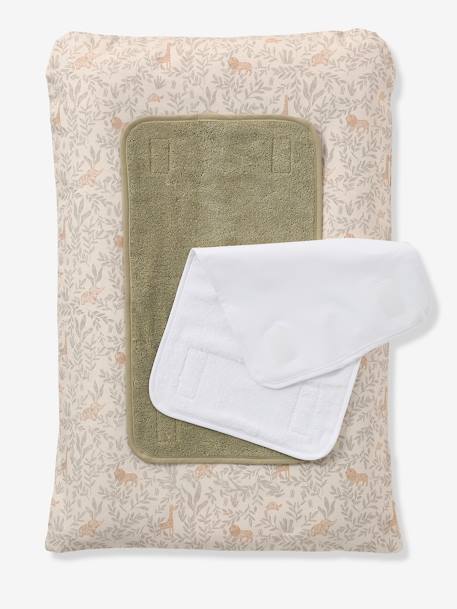 Matelas à langer + 2 tapis de change BABYLON personnalisable beige imprimé 4 - vertbaudet enfant 