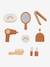 Coiffeuse + tabouret avec accessoires en bois FSC® caramel 4 - vertbaudet enfant 