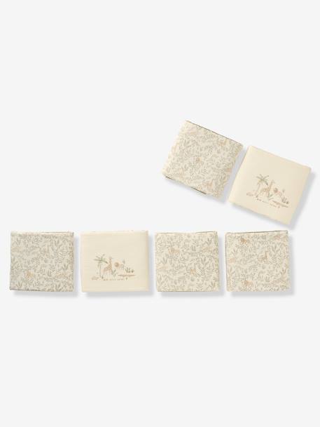 Tour de lit / tour de parc pare-chocs réversibles BABYLON beige imprimé 8 - vertbaudet enfant 