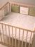 Tour de lit / tour de parc pare-chocs réversibles BABYLON beige imprimé 1 - vertbaudet enfant 