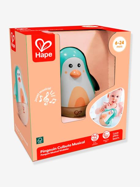Pingouin culbuto musical bleu+turquoise 8 - vertbaudet enfant 
