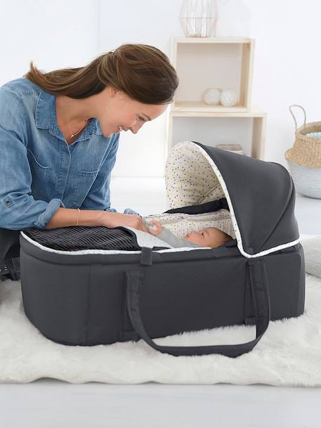 Couffin souple anthracite/étoiles 1 - vertbaudet enfant 