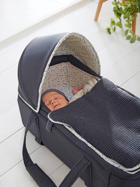 Couffin souple anthracite/étoiles 3 - vertbaudet enfant 
