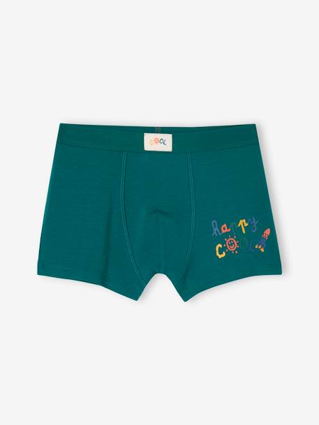 Lot de 5 boxers stretch COOL garçon bleu roi 3 - vertbaudet enfant 
