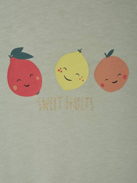 Lot de 2 pyjamas bébé fille pommes vert sauge 7 - vertbaudet enfant 