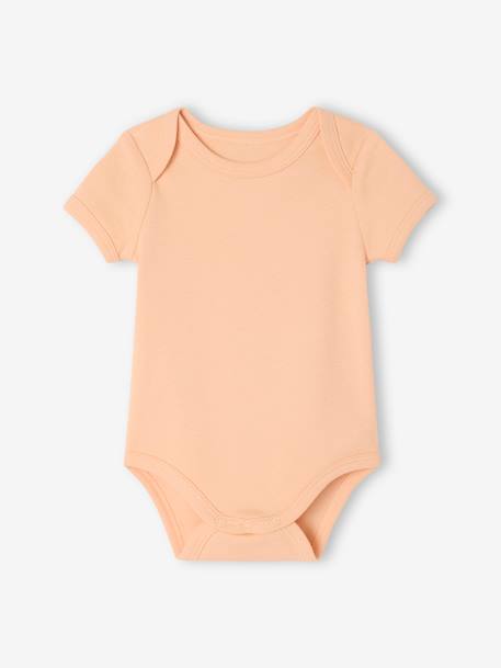 Lot de 5 bodies manches courtes bébé lot blanc 3 - vertbaudet enfant 