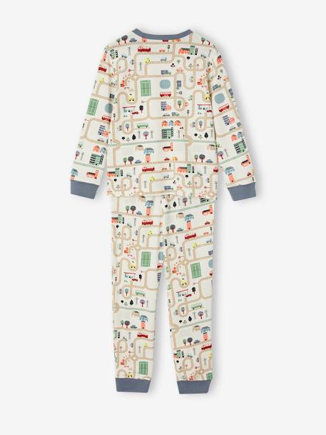 Pyjama garçon imprimé circuit de voitures écru 7 - vertbaudet enfant 