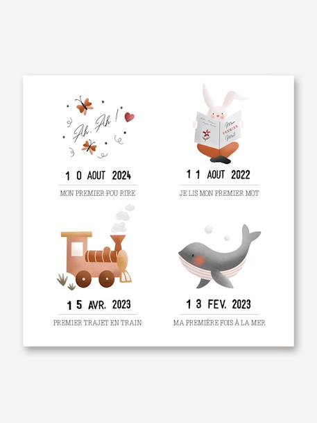 Affiche Mes premières fois - Atelier Oranger blanc 5 - vertbaudet enfant 