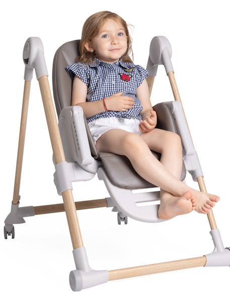 Chaise Haute Polly Armonia anthracite+gris+marron+terracotta 24 - vertbaudet enfant 