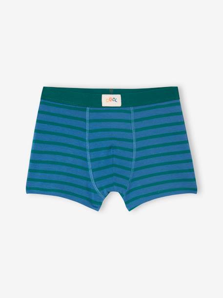 Lot de 5 boxers stretch COOL garçon bleu roi 5 - vertbaudet enfant 