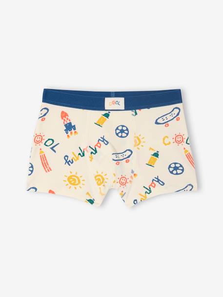 Lot de 5 boxers stretch COOL garçon bleu roi 4 - vertbaudet enfant 