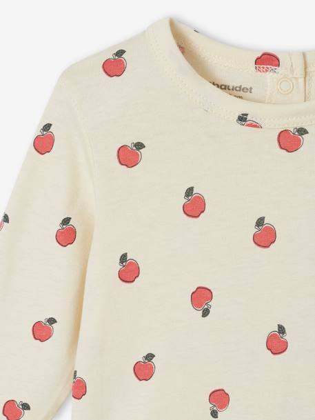 Lot de 2 pyjamas bébé fille pommes vert sauge 5 - vertbaudet enfant 