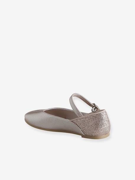 Ballerines pailletées enfant collection maternelle or 3 - vertbaudet enfant 