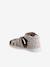 Sandales premiers pas bébé beige irisé+blanc imprimé+or 8 - vertbaudet enfant 