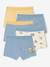 Lot de 5 boxers stretch garçon bleu ciel 1 - vertbaudet enfant 