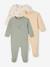 Lot de 3 pyjamas bébé mixtes Basics vert 1 - vertbaudet enfant 